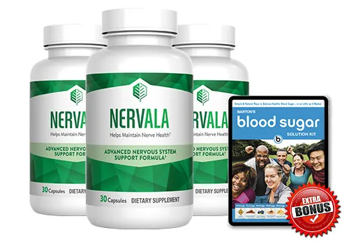 Nervala nerve health support supplement bottle